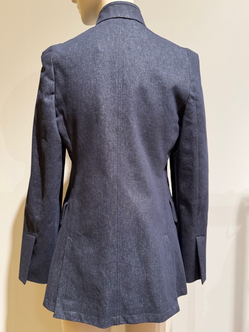 MaxMara Women's Dark Denim Blazer - Picture 8 of 15